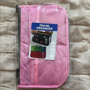 Pink Travel or Purse Organizer